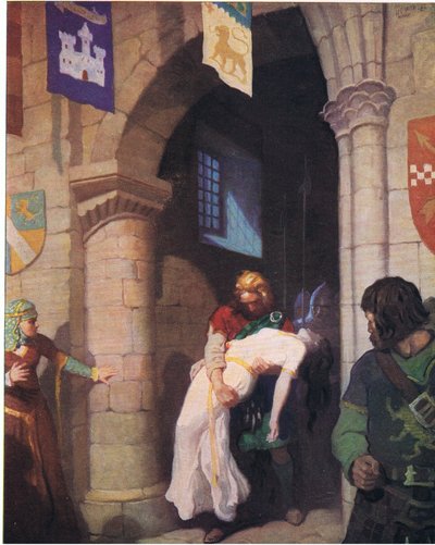 La ferita Elena, da "I capi scozzesi" pubblicato da Charles Scribner
